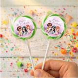 Mermaids Birthday Personalised Lollipops