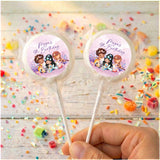 Mermaids Birthday Personalised Lollipops
