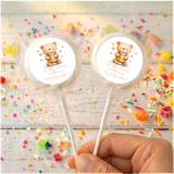 A Little Hunny Baby Shower Personalised Lollipops