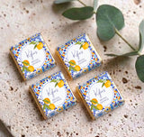 Amalfi Lemons Bridal Shower Personalised Mini Chocolates