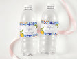 Amalfi Lemons Bridal Shower Personalised Water Bottle Labels