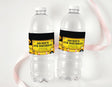 Trucks and Diggers Birthday Personalised Water Bottle Labels