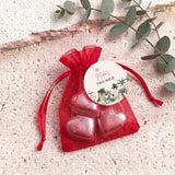 Jungle Safari Two Wild Personalised Organza Bags with Chocolate Hearts