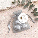 A Tini Bit Older Martin Organza Bags with Chocolate Hearts