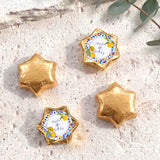 Amalfi Lemons 90th Birthday Personalised Foil Covered Chocolate Stars
