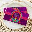 Vibrant Purple Diwali Chocolate Bar