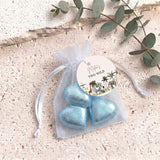 Jungle Safari Two Wild Personalised Organza Bags with Chocolate Hearts