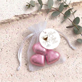 A Tini Bit Older Martin Organza Bags with Chocolate Hearts
