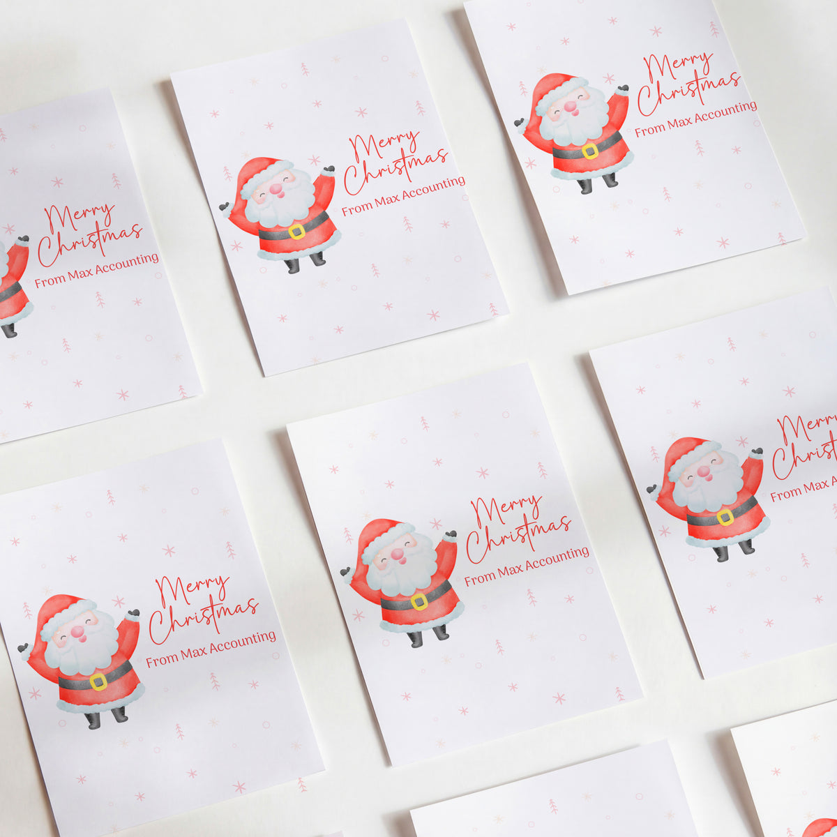 Happy Santa DIY Printed Chocolate Wrappers