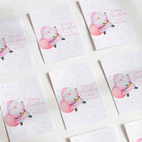 Pink Santa DIY Printed Chocolate Wrappers