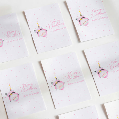 Silly Santa DIY Printed Chocolate Wrappers