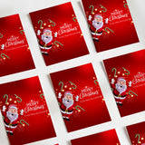 Waving Santa DIY Printed Chocolate Wrappers