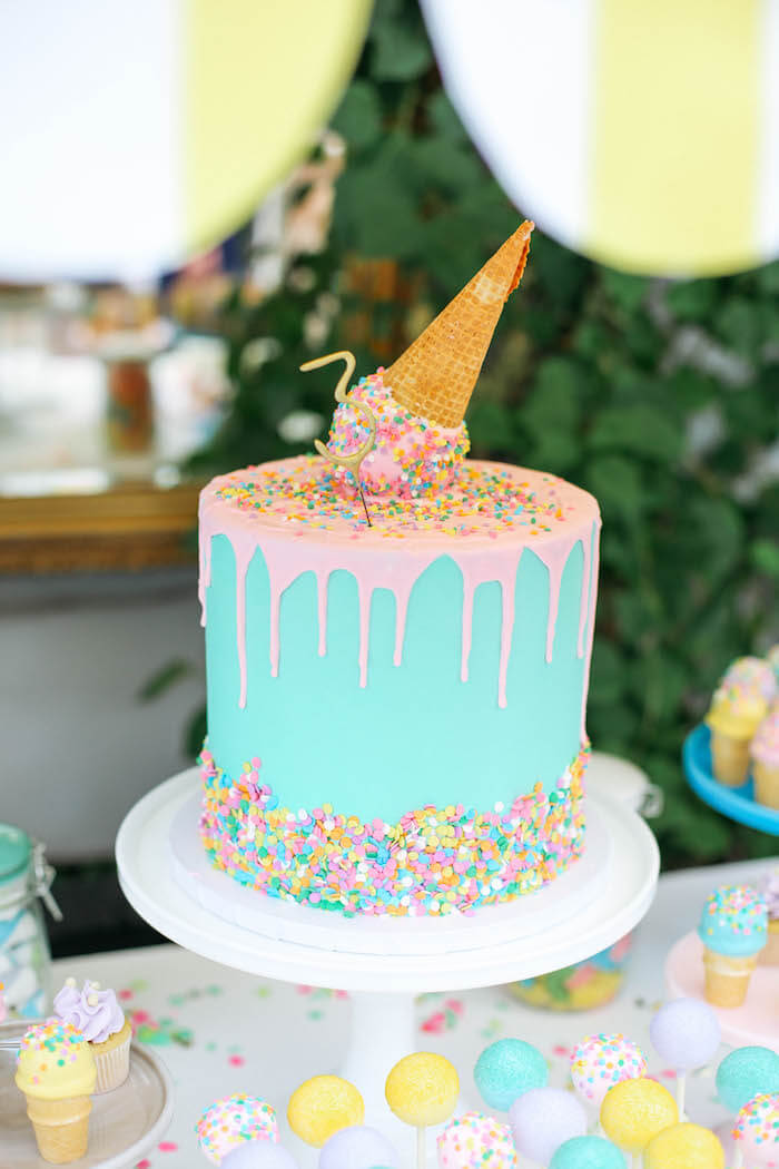 Ice Cream Birthday Cake Ideas 