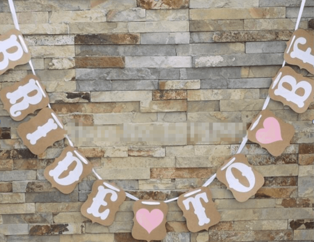 bride to be bunting
