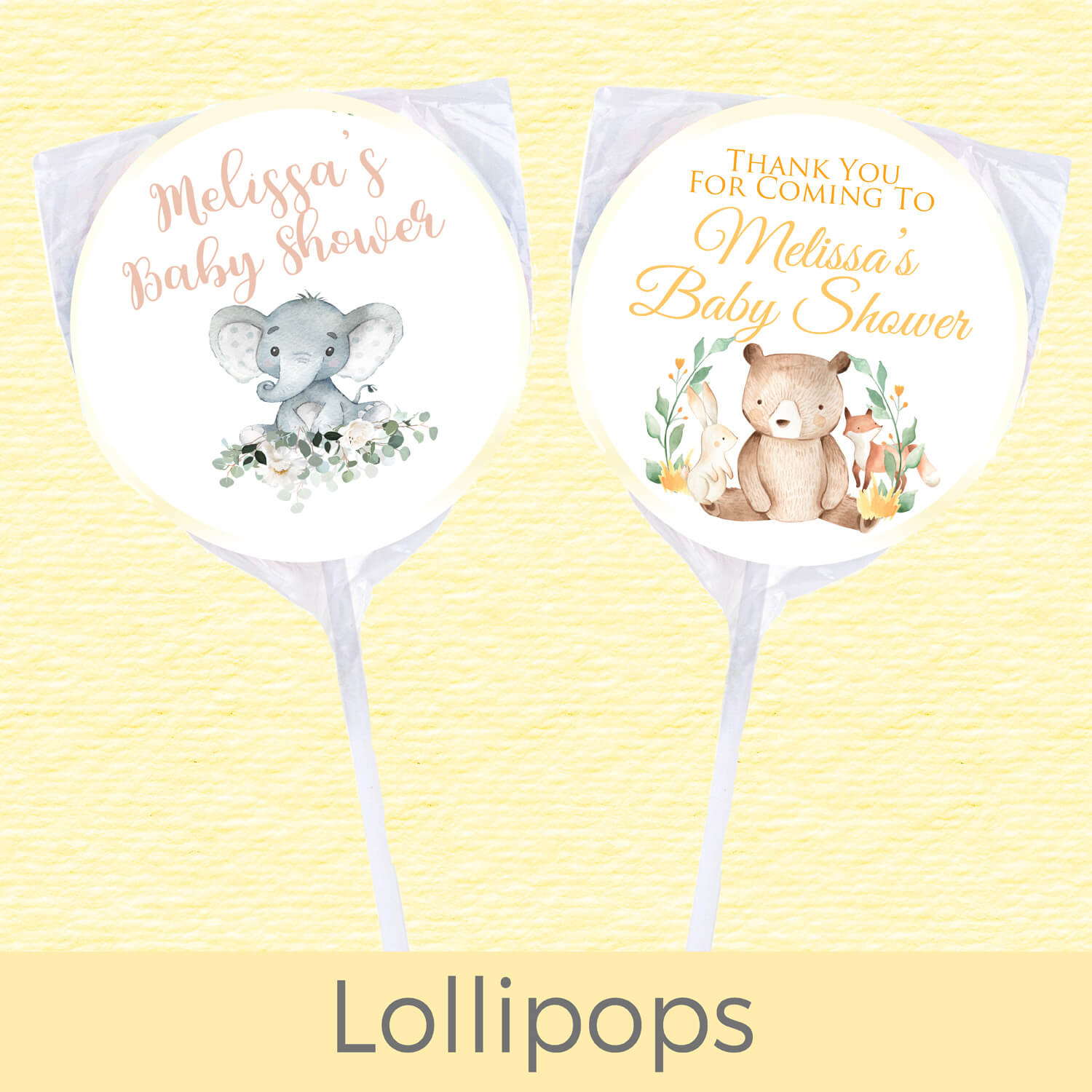 Baby Party Lollipops