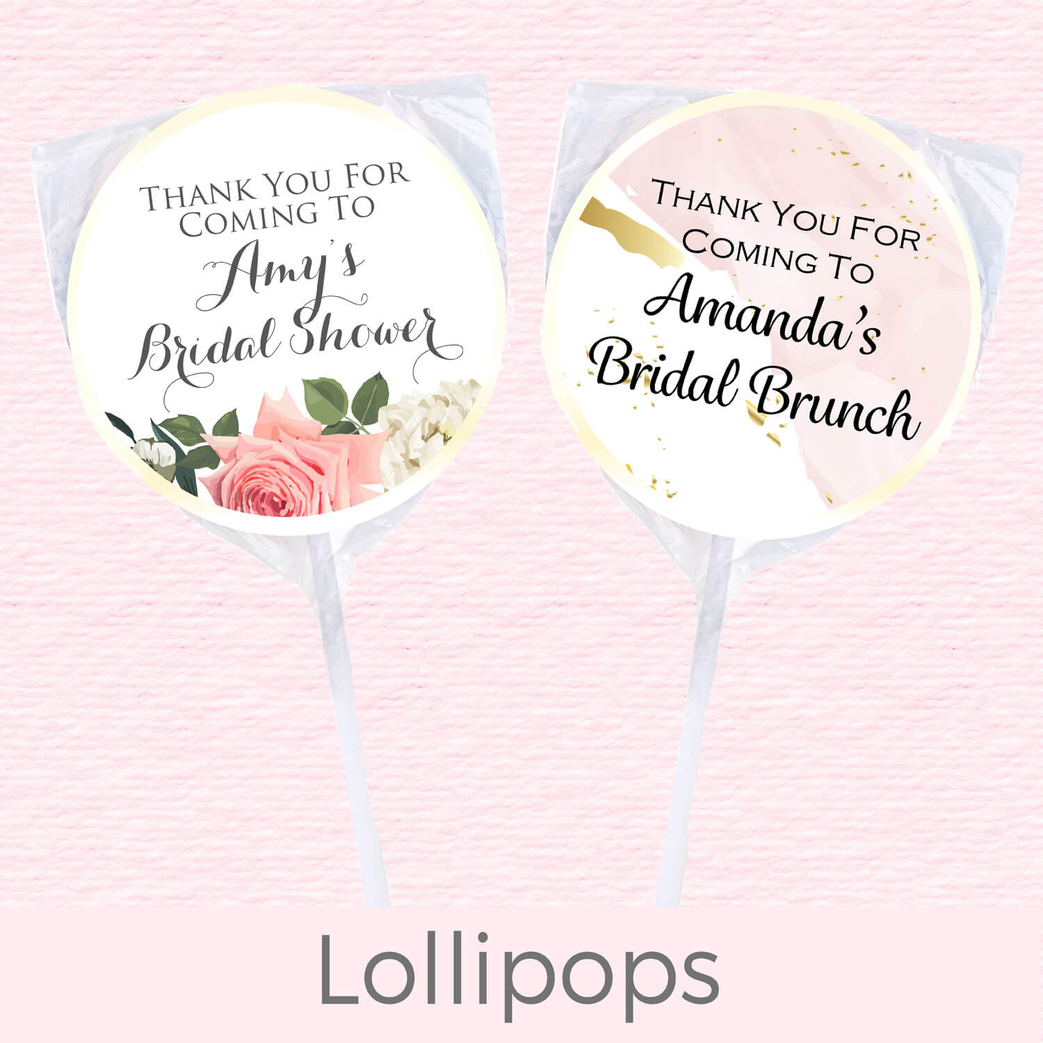 Bridal Shower Lollipops