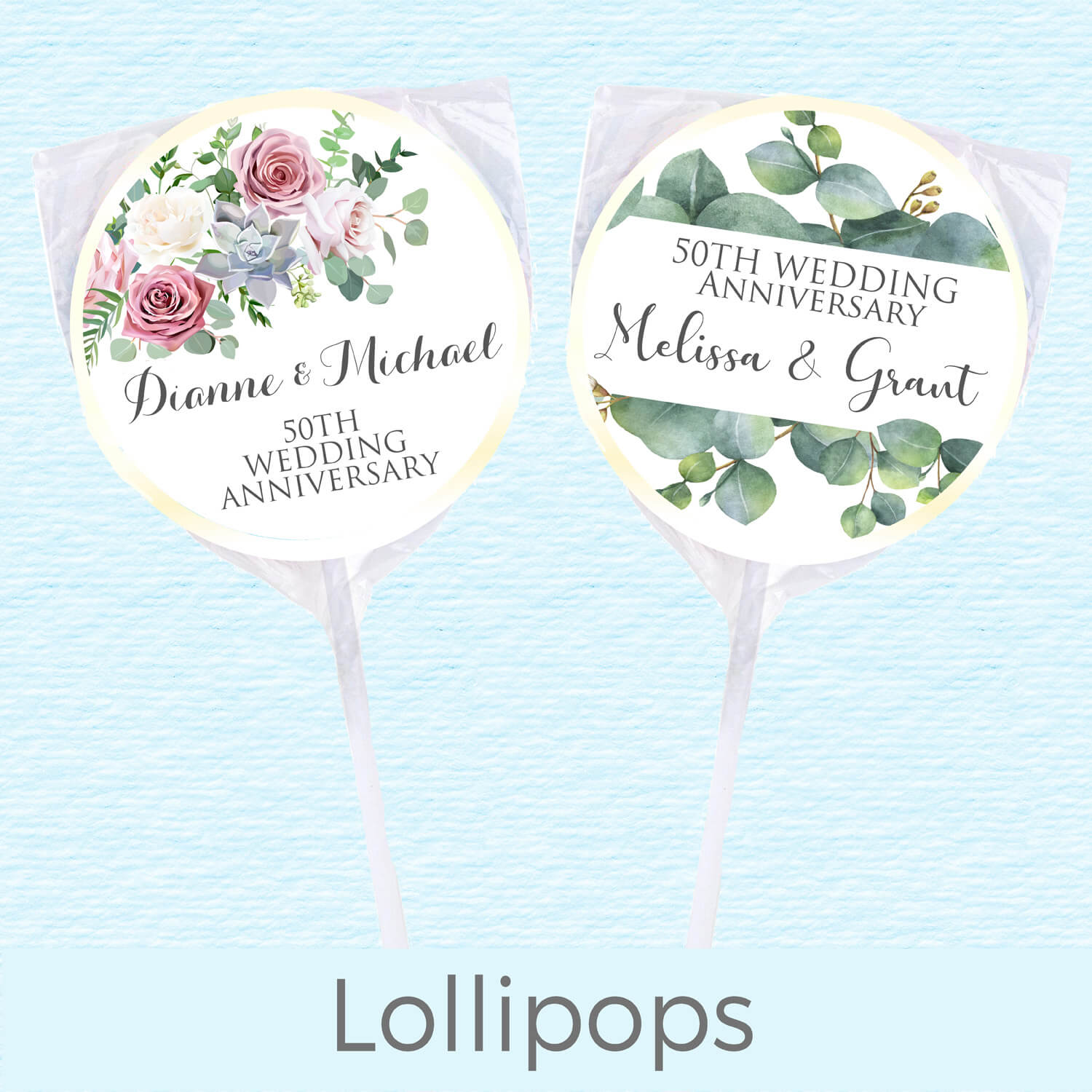 Anniversary Lollipops