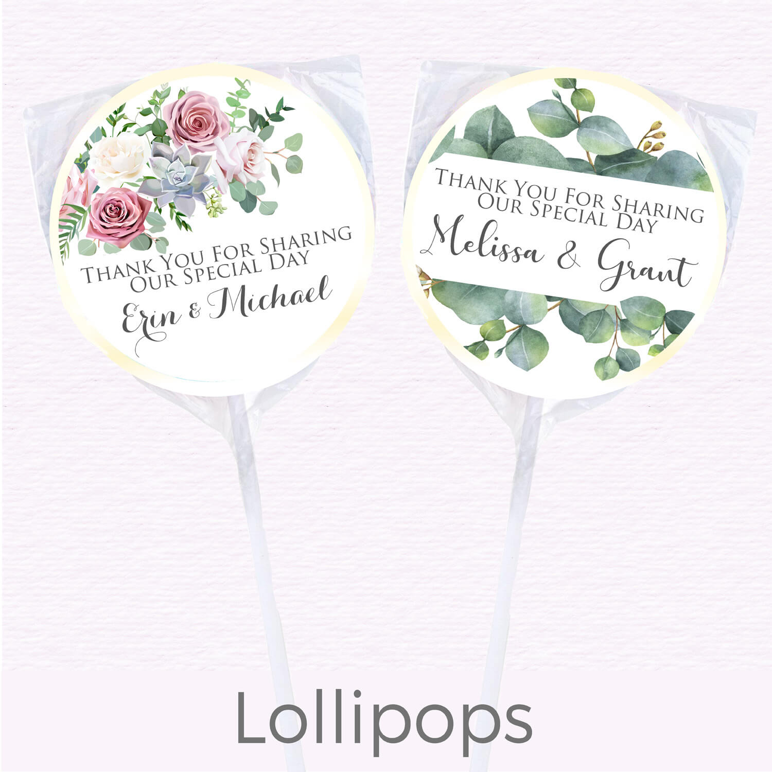 Engagement Lollipops
