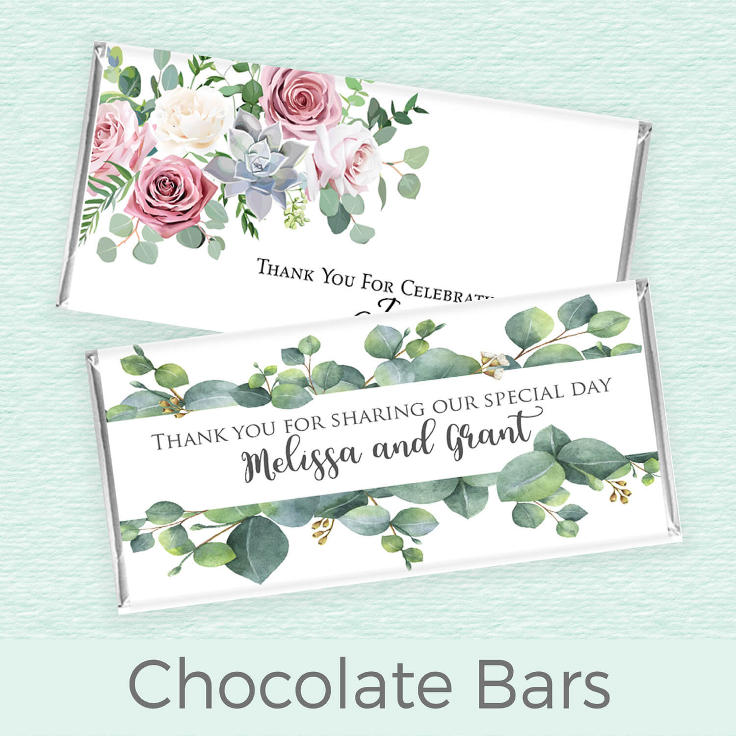 Wedding Chocolate Bars
