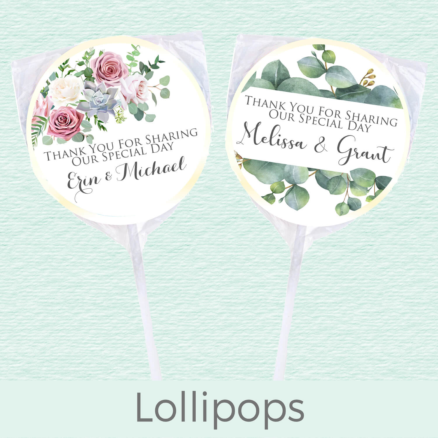 Wedding Lollipops