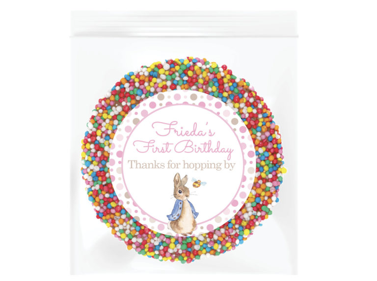 Pink Peter Rabbit Personalised Giant Freckle