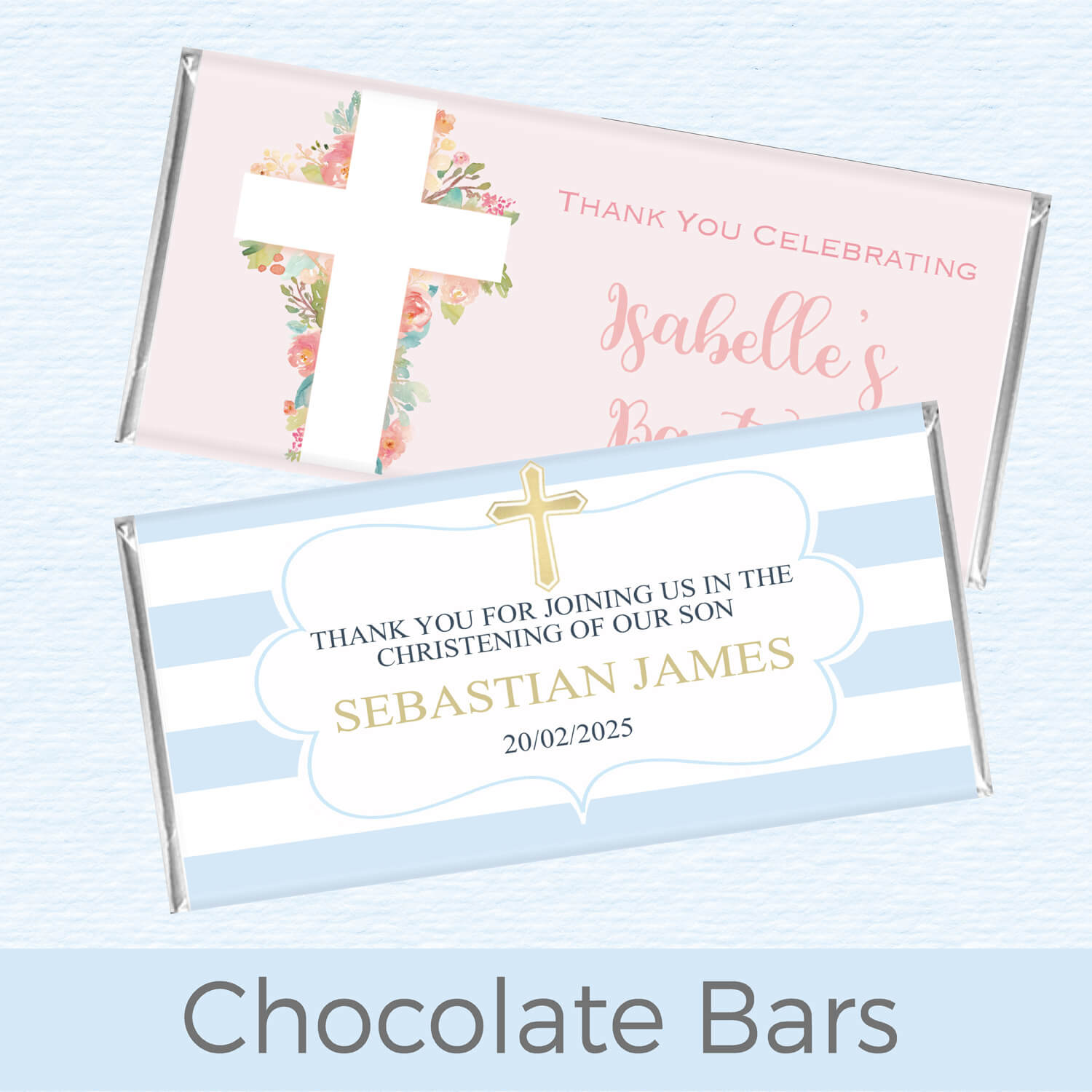 Christening & Baptism Chocolate Bars