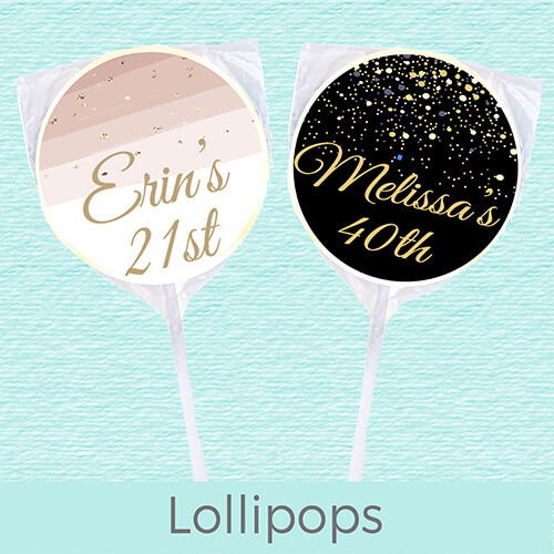 Adult Birthday Lollipops