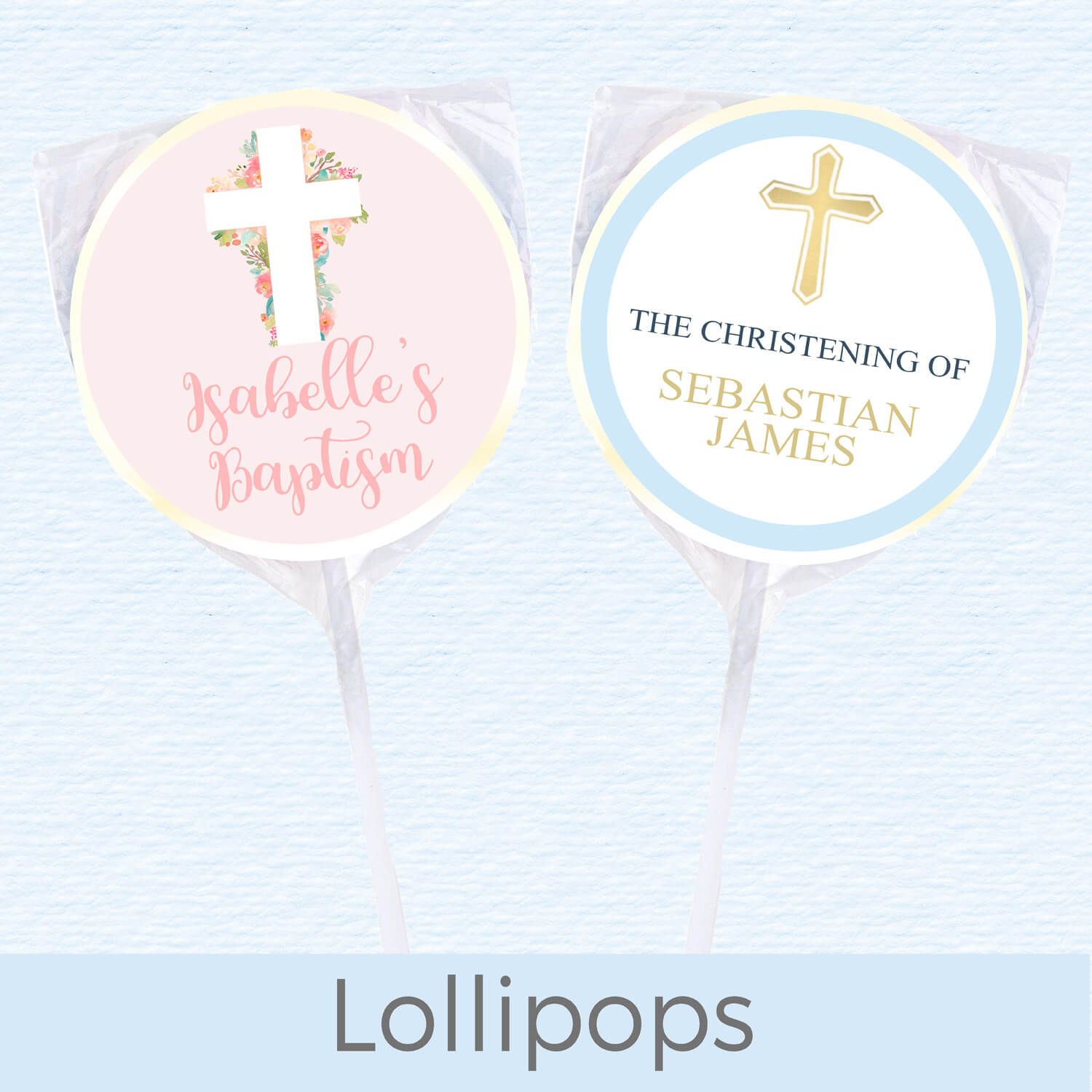 Christening & Baptism Lollipops