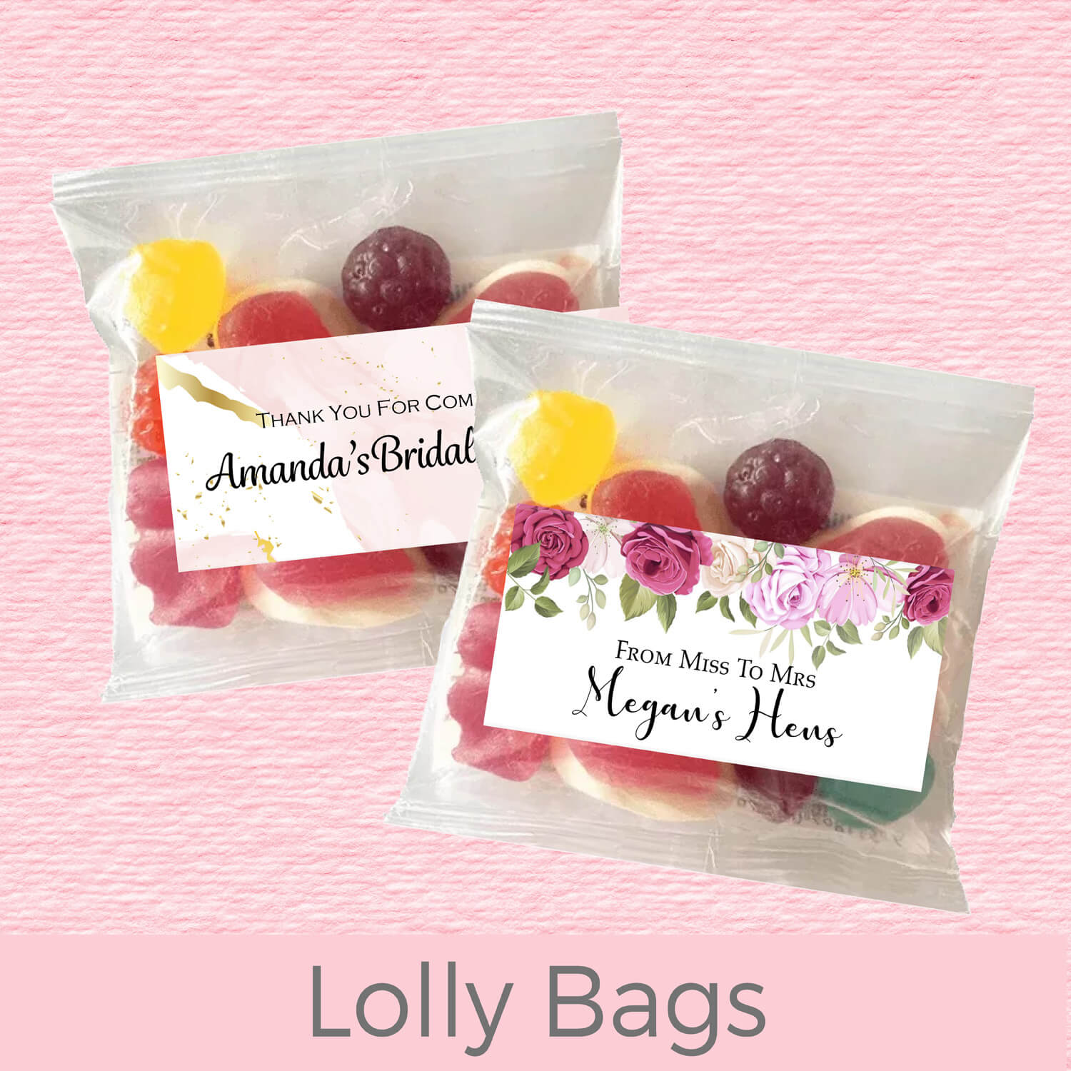 Hens Night Lolly Bags