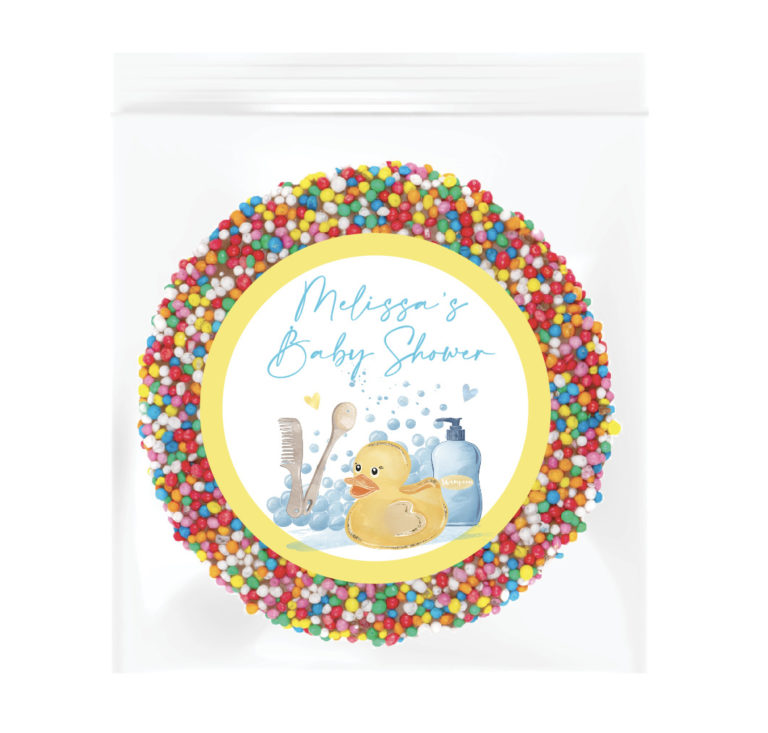 Yellow Ducky Personalised Giant Chocolate Speckles