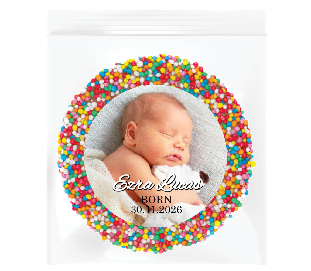 upload your own photo custom baby party giant freckle