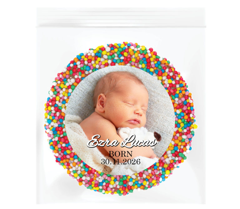 Upload Your Own Photo Custom Baby Party Giant Speckles