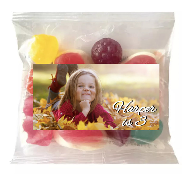 Upload Your Own Photo Kids Party Lolly Bags