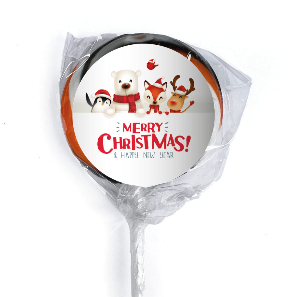 christmas cuties personalised lollipops