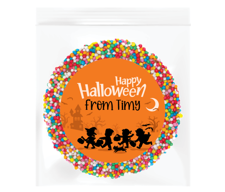 Halloween Kids Personalised Giant Chocolate Speckles