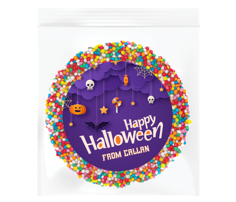 Happy Halloween Personalised Giant Chocolate Speckles