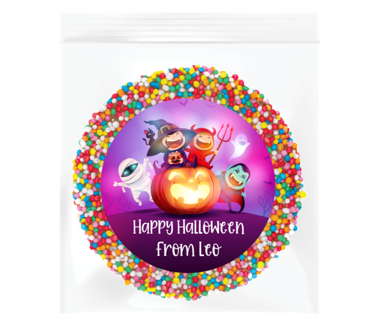 Spooky Halloween Personalised Giant Chocolate Speckles