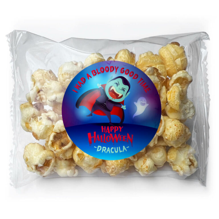 Bloody Halloween Personalised Caramel Popcorn Bags