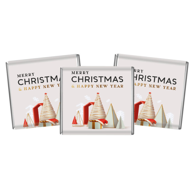 Christmas Classic Petite Personalised Chocolates