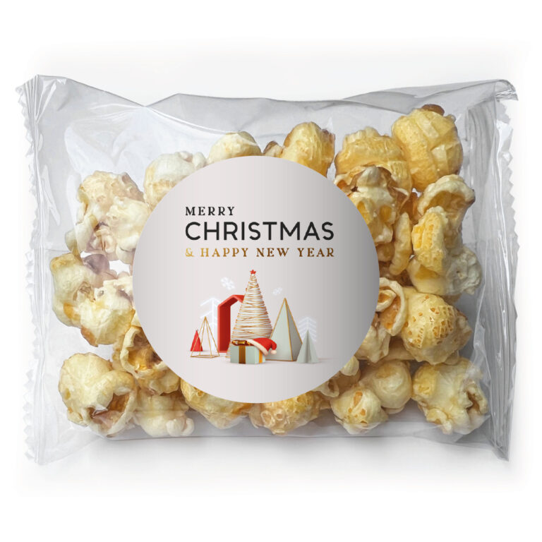 Christmas Classic Personalised Caramel Popcorn Bags