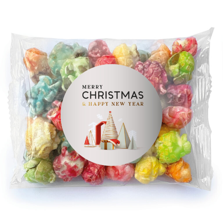 Christmas Classic Personalised Rainbow Popcorn Bags