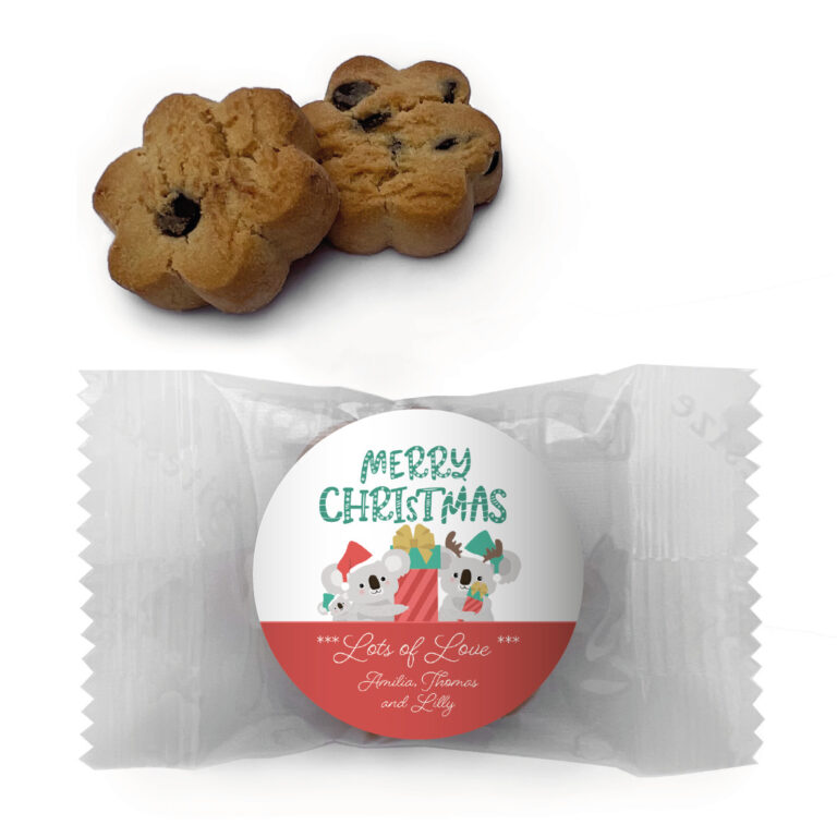 Christmas Koalas Personalised Mini Cookies