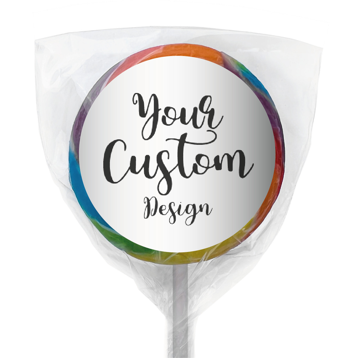 favour perfect custom lollipop rainbow favor