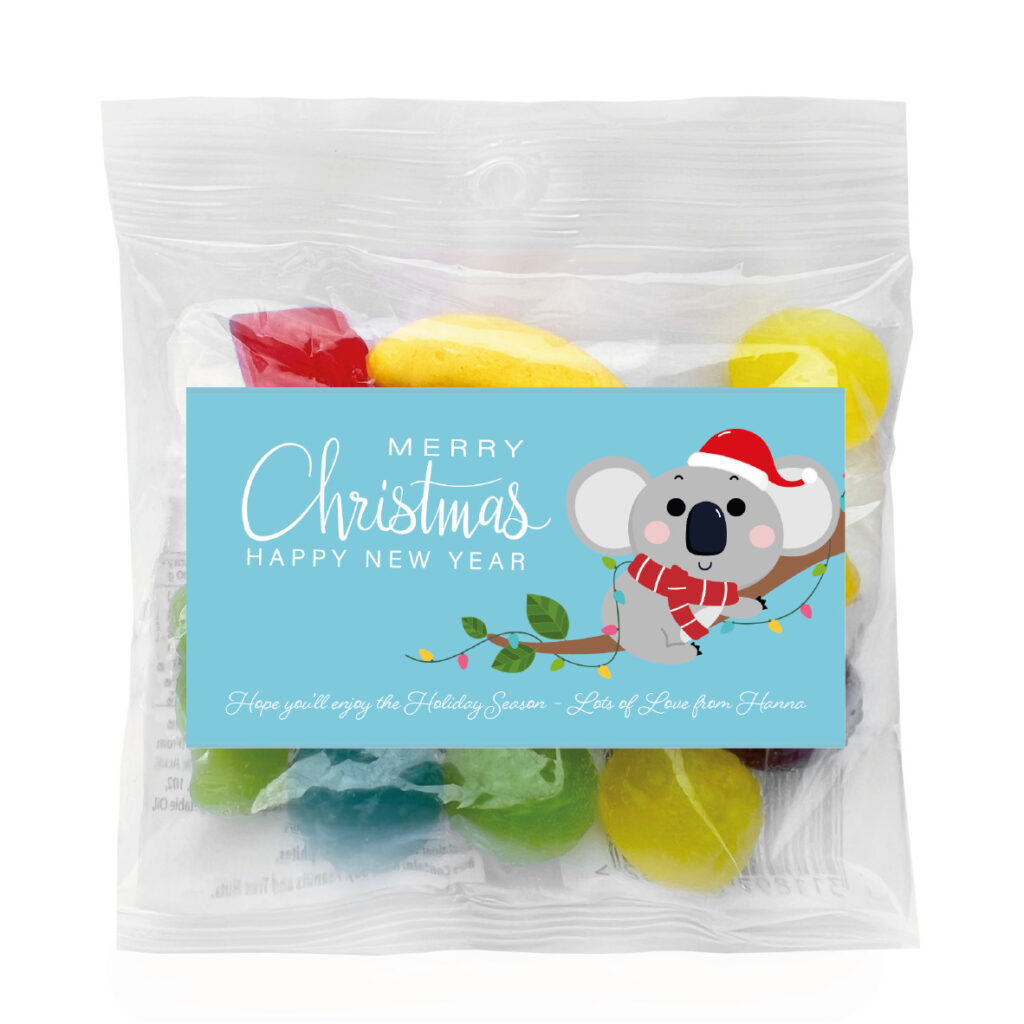 christmas koala mini jelly bean bags