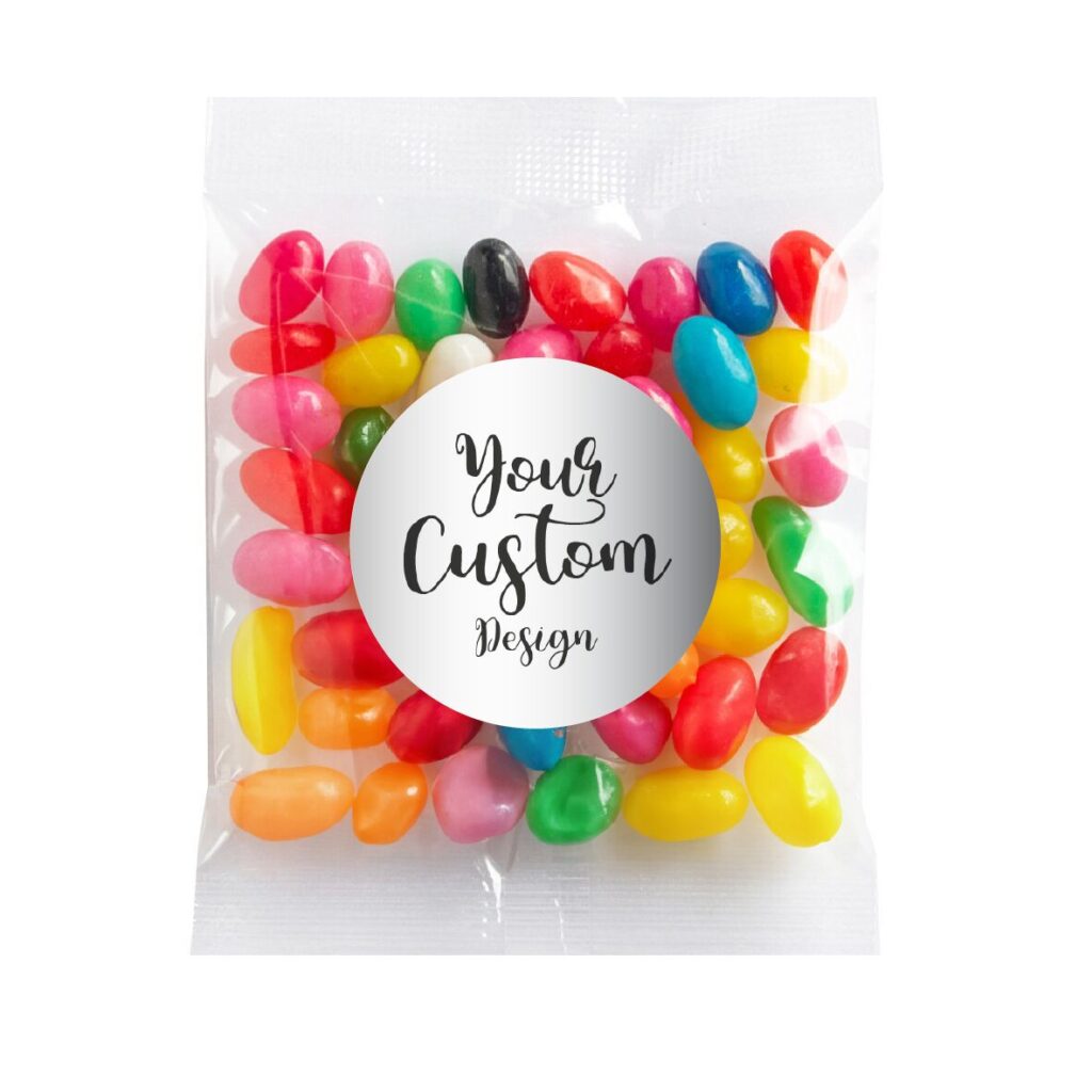 custom design jelly bean bags