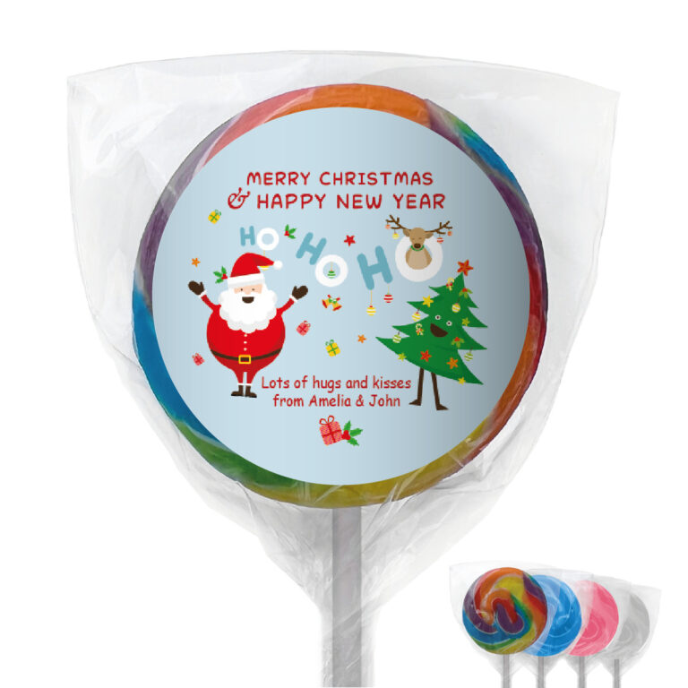 Christmas Fun Personalised Lollipops