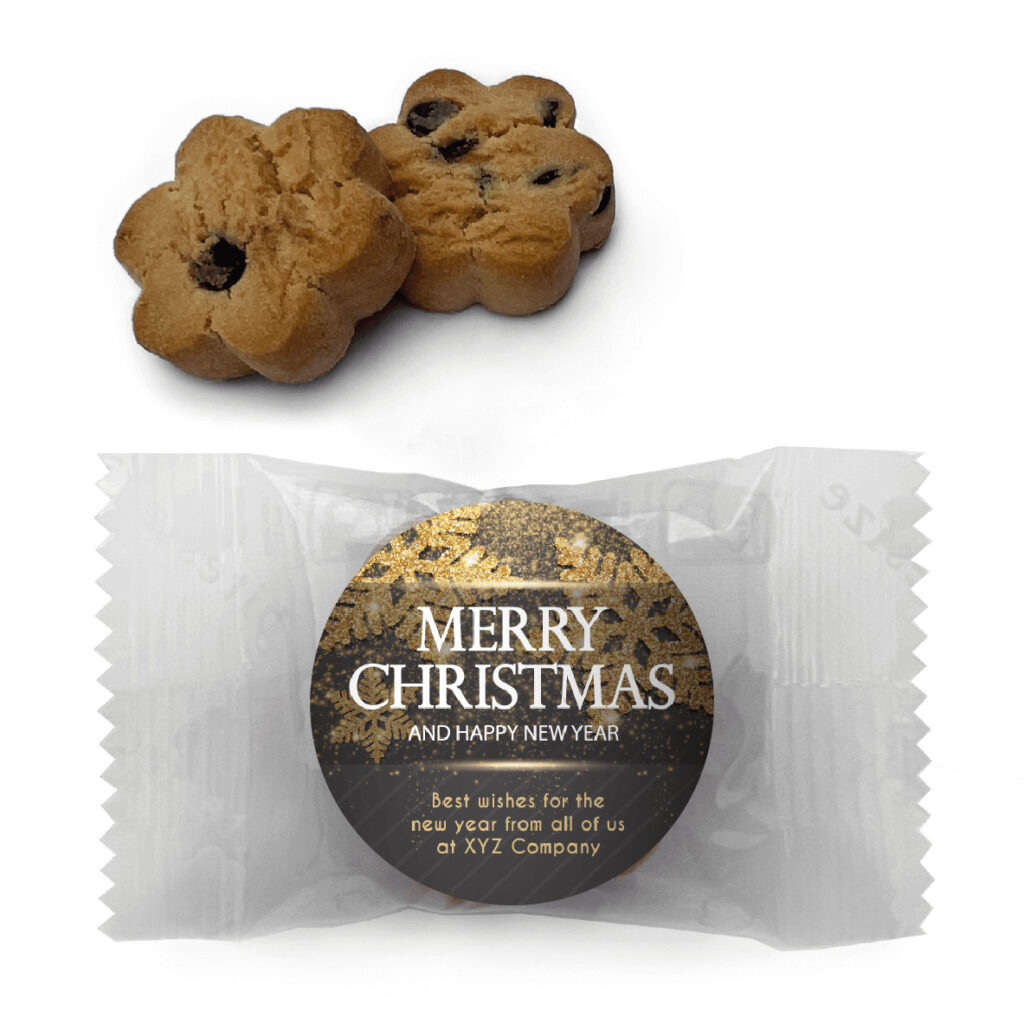 favour perfect favor xmas gold black cookie