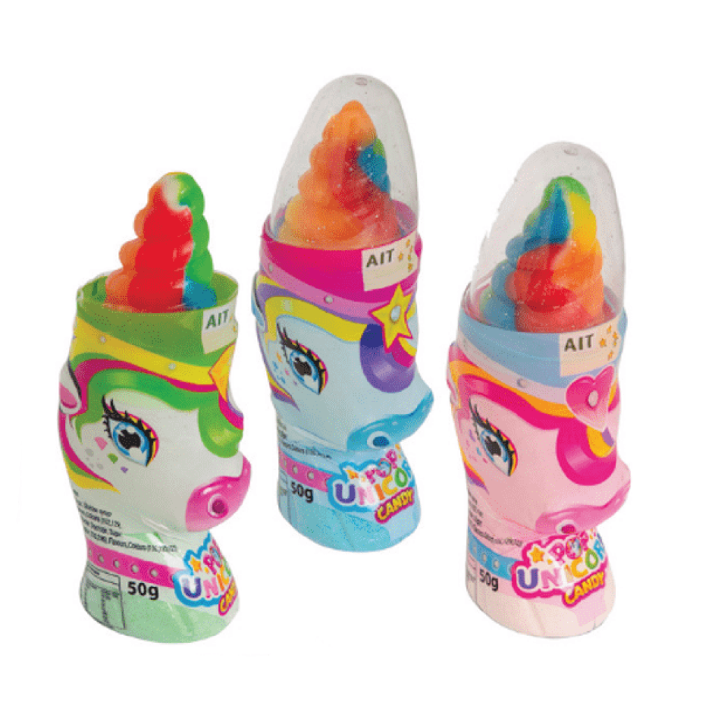 unicorn pop candy dipper