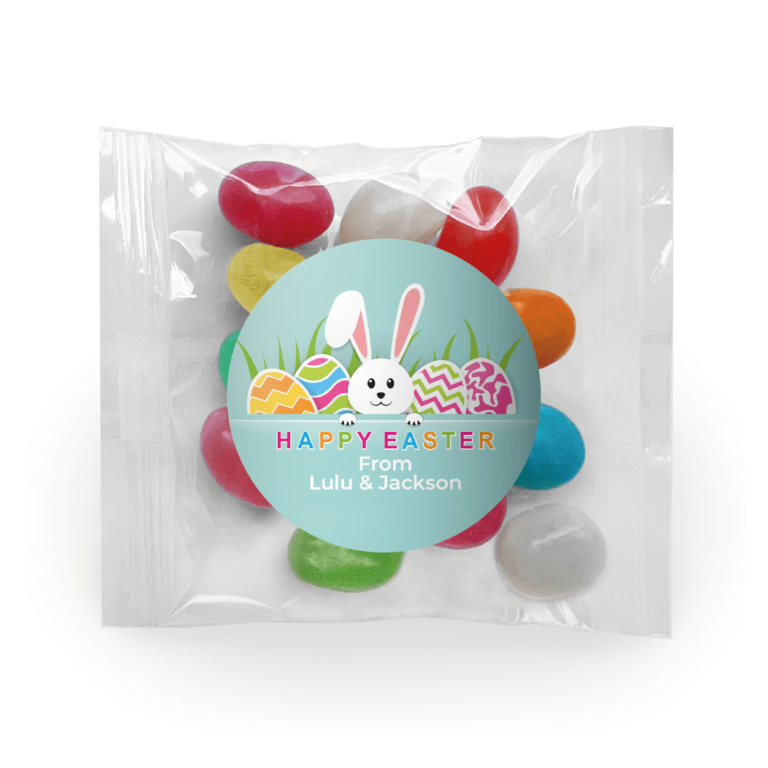 Cute Easter Bunny Custom Mini Jelly Bean Bags