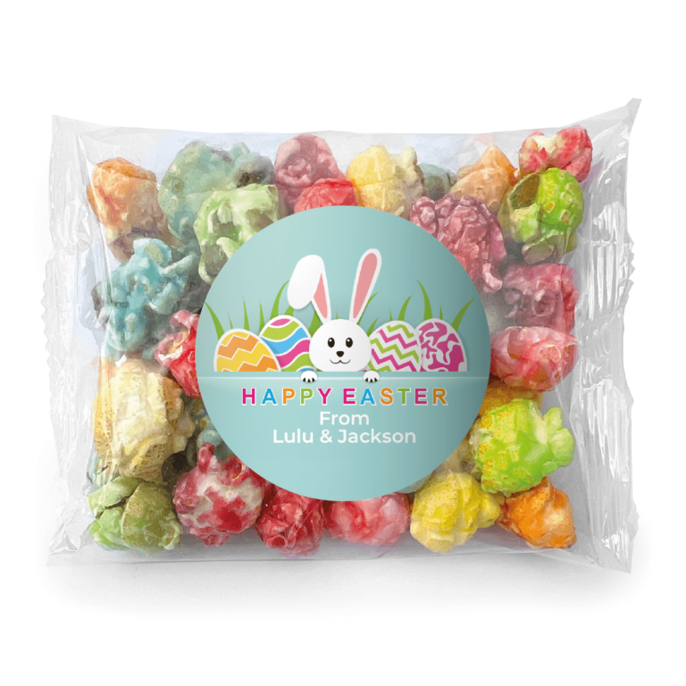 Cute Easter Bunny Custom Popcorn Bags